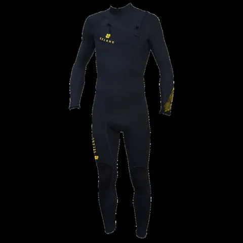 Seland Navia 3/2 mm Negro/Amarillo · Neopreno 3/2 mm · Primavera / otoño · Hombre