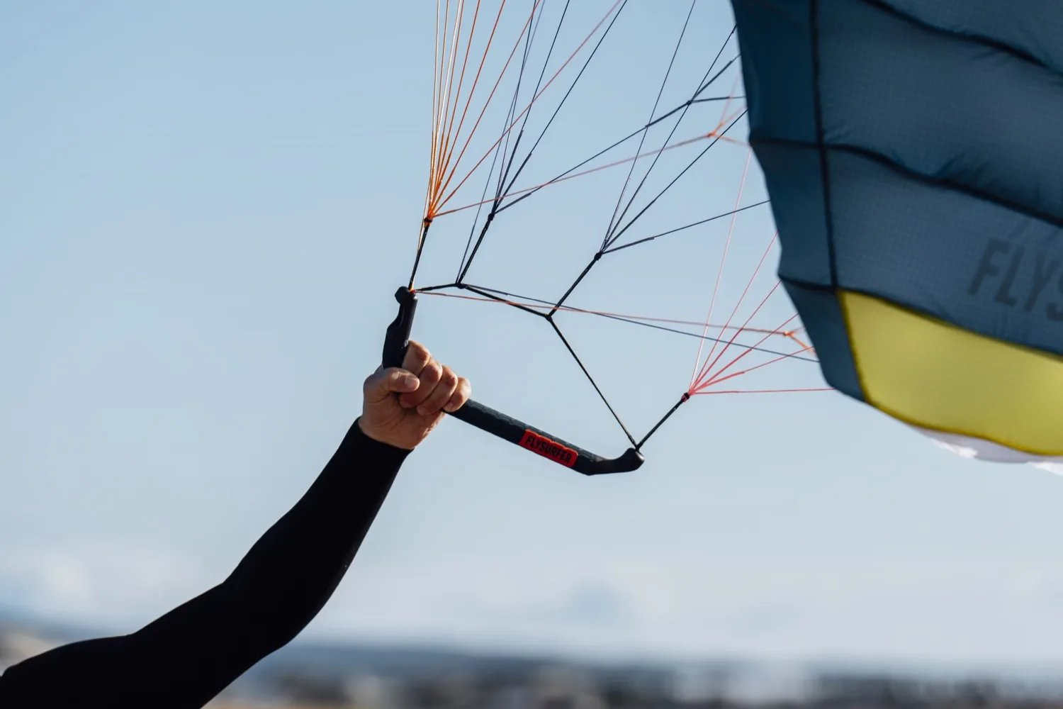 Flysurfer Pow 2 · Parawing · Handle ergonómico en J